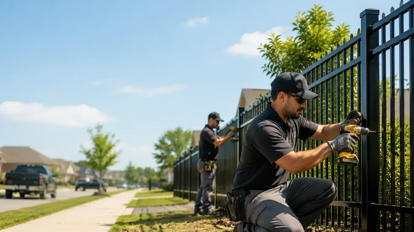 Metal Fence Installation in Leesburg, OH